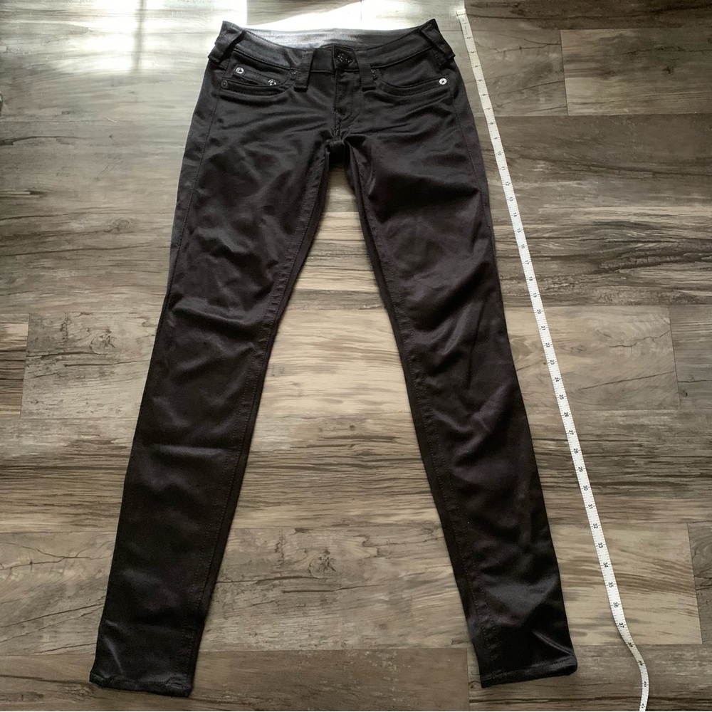 True Religion Stella Shiny Nylon Skinny Pants NWOT